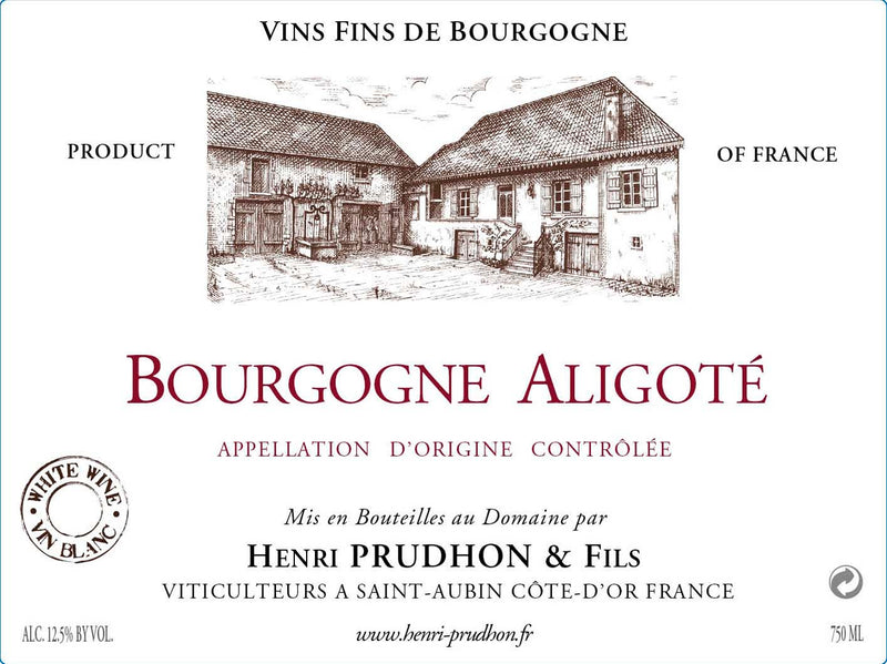 Henri Prudhon & Fils Bourgogne Aligote 2020