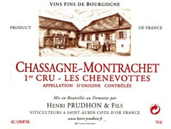 Henri Prudhon & Fils Chassagne-Montrachet Blanc 1er Cru 'Les Chenevottes' 2020