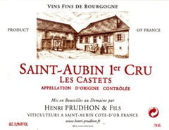 Henri Prudhon & Fils Saint-Aubin Blanc 1er Cru 'Les Castets' 2019