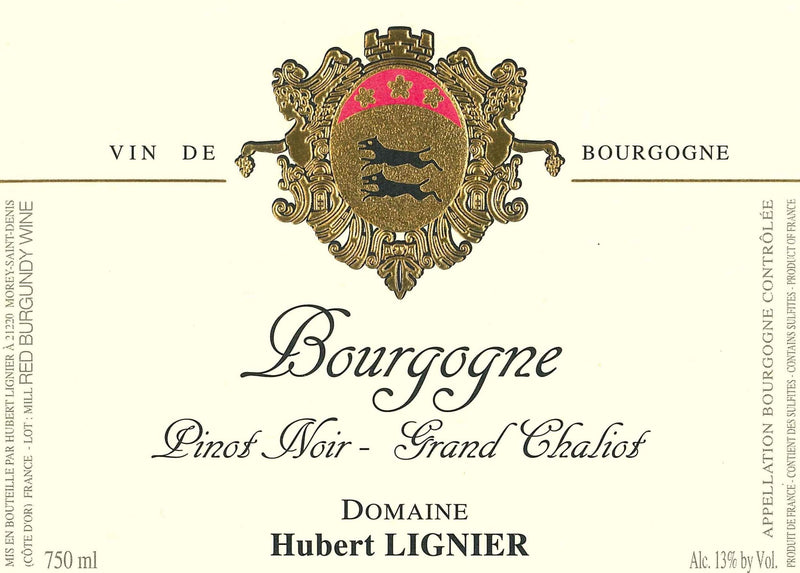 Hubert Lignier Bourgogne Rouge 'Grand Chaliot' 2021